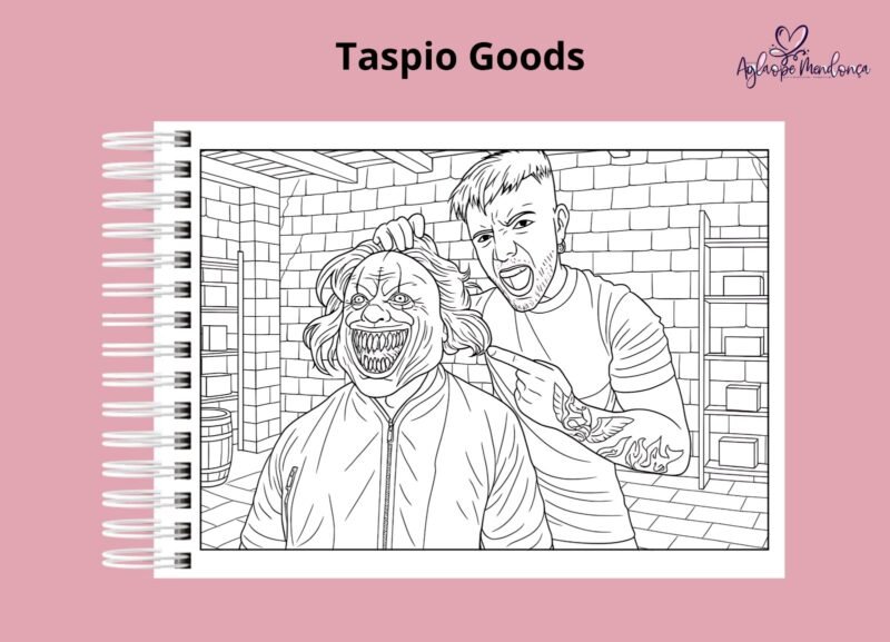 Taspio Goods Capa Dura Holográfica - Imagem 4