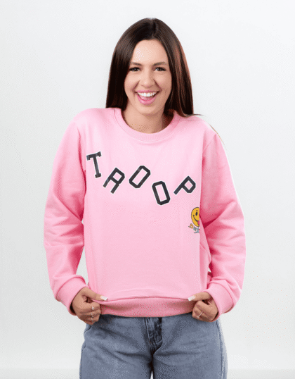 Moletom Tropa do Taspio Rosa